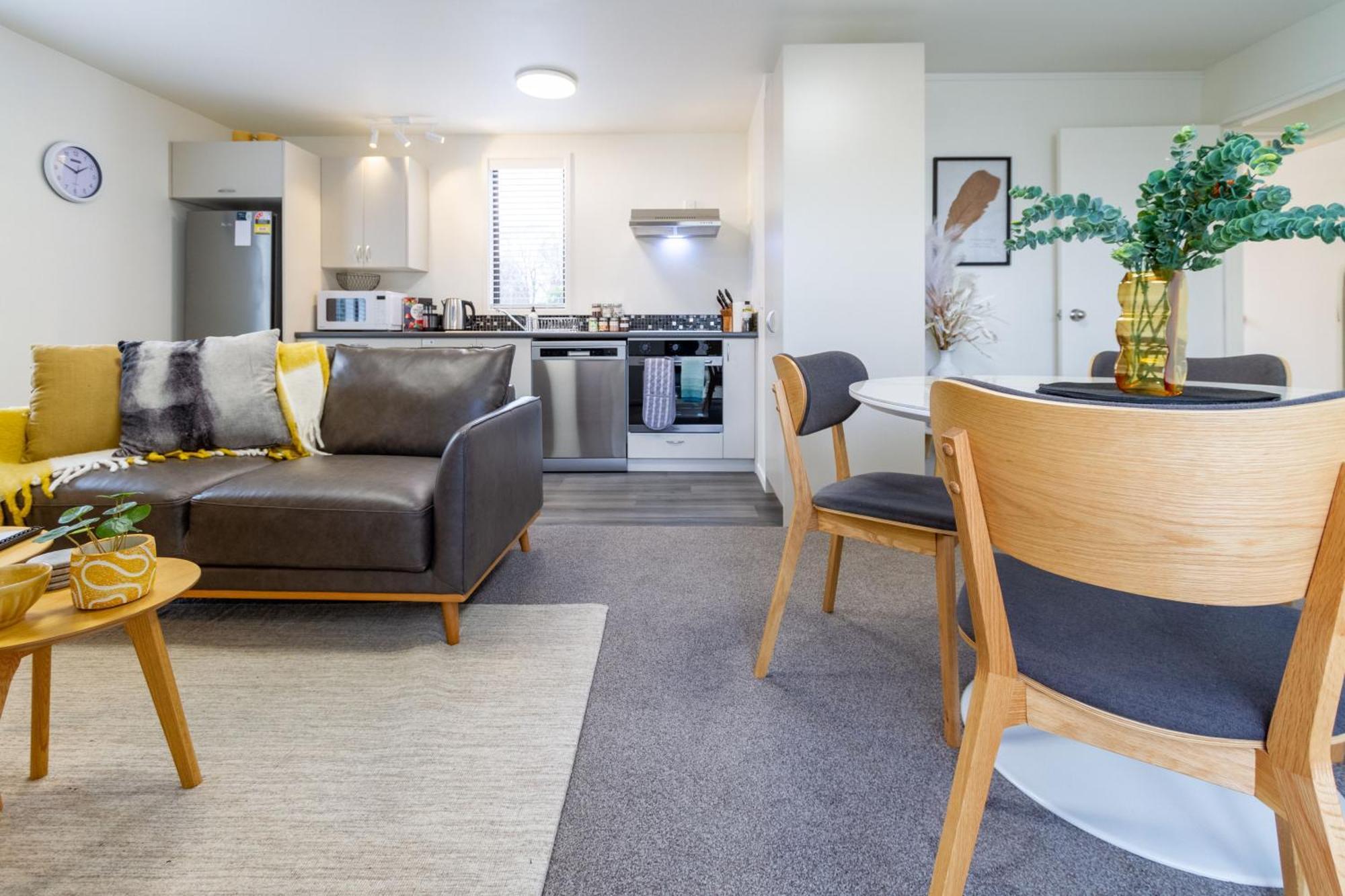 Warm Chch Apartment Park View & Garage Parking Christchurch Exteriör bild